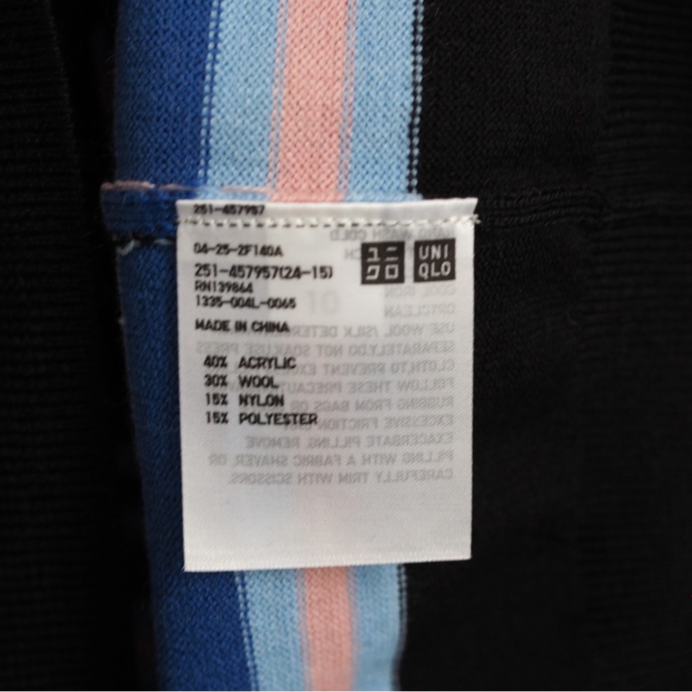Marni merino wool blend stripes Uniqlo cardigan sweater - Picture 7 of 7